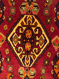 23863-Ghashgai Hand-Knotted/Handmade Persian Rug/Carpet Tribal/ Nomadic/Authentic/ Size: 2'2" x 2'2"