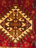 23835-Ghashgai Hand-Knotted/Handmade Persian Rug/Carpet Tribal/ Nomadic/ Authentic/ Size: 1'9" x 1'10"