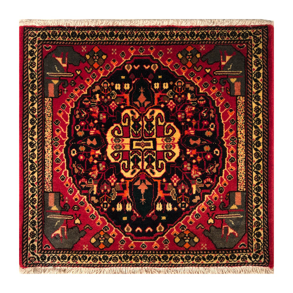 23877-Ghashgai Hand-Knotted/Handmade Persian Rug/Carpet/ Tribal/ Nomadic/Authentic/ Size: 2'2" x 2'1"