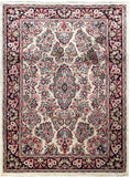 24272 - Sarough Handmade/Hand-Knotted Persian Rug/Traditional Carpet Authentic/Size: 5'1" x 3'5"