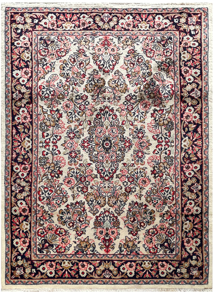 24272 - Sarough Handmade/Hand-Knotted Persian Rug/Traditional Carpet Authentic/Size: 5'1" x 3'5"