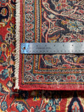 24317- Kashan Handmade/Hand-Knotted Persian Rug/Traditional Carpet Authentic/ Size: 6'8" x 3'5"