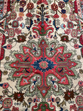 24324-Hamadan Hand-Knotted/Handmade Persian Rug/Carpet Tribal Authentic/ Size: 7'1" x 4'2"