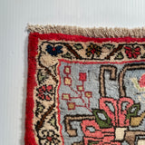 24324-Hamadan Hand-Knotted/Handmade Persian Rug/Carpet Tribal Authentic/ Size: 7'1" x 4'2"
