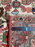 24324-Hamadan Hand-Knotted/Handmade Persian Rug/Carpet Tribal Authentic/ Size: 7'1" x 4'2"