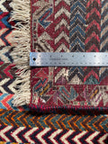 24271 - Shiraz Hand-Knootted/Handmade Persian Rug/Carpet Tribal/Nomadic Authentic/Size: 6'5" x 3'2"