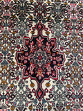 24543-Bidjar Handmade/Hand-Knotted Persian Rug/Traditional Carpet Authentic/Size: 4'11" x 3'5"
