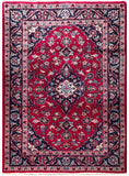 24553- Kashan Handmade/Hand-Knotted Persian Rug/Traditional /Nomadic Carpet Authentic/ Size: 4'11" x 3'1"