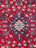 24553- Kashan Handmade/Hand-Knotted Persian Rug/Traditional /Nomadic Carpet Authentic/ Size: 4'11" x 3'1"