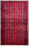 24358-Balutch Hand-Knotted/Handmade Persian Rug/Carpet Tribal/Nomadic Authentic/ Size: 7'10" x 4'2"