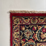 24267- Isfahan Persian Hand-Knotted Authentic/Traditional Carpet/Rug/ Size: 8'5'' x 5'0''