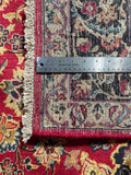 24267- Isfahan Persian Hand-Knotted Authentic/Traditional Carpet/Rug/ Size: 8'5'' x 5'0''