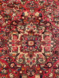 24328-Hamadan Hand-Knotted/Handmade Persian Rug/Carpet Tribal/Authentic/ Size: 7'1" x 4'7"