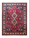 24331- Abadeh Persian Hand-Knotted Authentic//Traditional/Carpet/Rug/ Size: 6'9"x 5'1"
