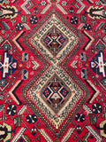 24331- Abadeh Persian Hand-Knotted Authentic//Traditional/Carpet/Rug/ Size: 6'9"x 5'1"