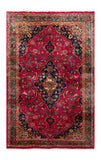 24385- Mashad Handmade/Hand-Knotted Persian Rug/Traditional Carpet Authentic/ Size: 6'5" x 3'7"