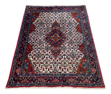 24544-Bidjar Handmade/Hand-Knotted Persian Rug/Traditional / Nomadic Carpet Authentic/Size: 4'11" x 3'5"