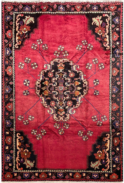 24353-Balutch Hand-Knotted/Handmade Persian Rug/Carpet Tribal/Nomadic Authentic/ Size: 7'4" x 4'9"