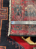 24368-Hamadan Hand-Knotted/Handmade Persian Rug/Carpet Tribal/Authentic/ Size: 4'11" x 3'8"