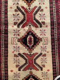 24356-Balutch Hand-Knotted/Handmade Persian Rug/Carpet Tribal/Nomadic Authentic/ Size: 6'5" x 3'9"