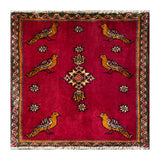 24438-Ghashgai Hand-Knotted/Handmade Persian Rug/Carpet Tribal/ Nomadic Authentic/Size: 1'10" x 2'0"