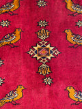 24438-Ghashgai Hand-Knotted/Handmade Persian Rug/Carpet Tribal/ Nomadic Authentic/Size: 1'10" x 2'0"