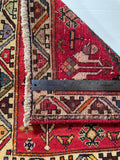 24480-Ghashgai Hand-Knotted/Handmade Persian Rug/Carpet Tribal/ Nomadic Authentic/Size: 2'2" x 2'0"