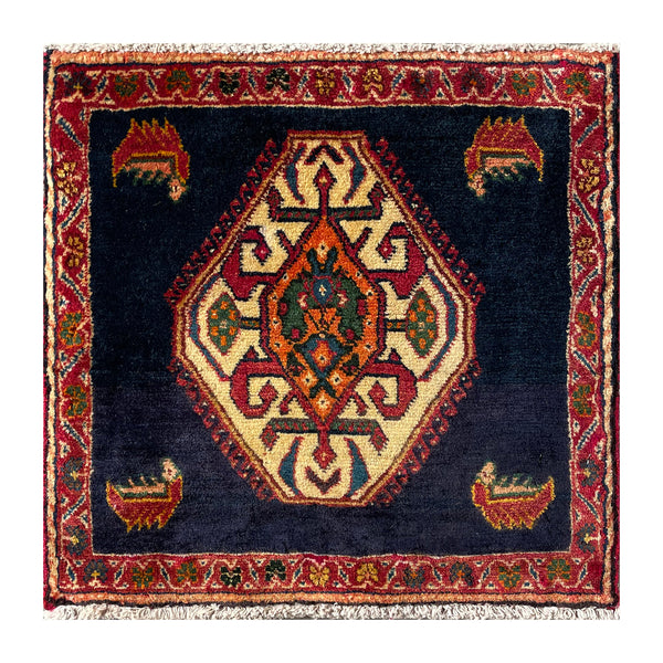 24469-Ghashgai Hand-Knotted/Handmade Persian Rug/Carpet Tribal/ Nomadic Authentic/Size/: 1'8" x 1'6"