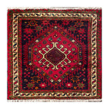 24484-Ghashgai Hand-Knotted/Handmade Persian Rug/Carpet Tribal/ Nomadic Authentic/Size: 1'11" x 1'10"