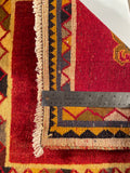 24489-Ghashgai Hand-Knotted/Handmade Persian Rug/Carpet Tribal/ Nomadic Authentic/Size: 1'8" x 1'10"
