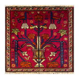 24394-Ghashgai Hand-Knotted/Handmade Persian Rug/Carpet Tribal/Nomadic Authentic/Size: 1'8" x 1'9"