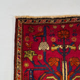 24394-Ghashgai Hand-Knotted/Handmade Persian Rug/Carpet Tribal/Nomadic Authentic/Size: 1'8" x 1'9"