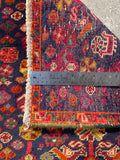24420-Ghashgai Hand-Knotted/Handmade Persian Rug/Carpet Tribal/ Nomadic Authentic/Size: 1'11" x 1'10"