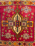 24495-Ghashgai Hand-Knotted/Handmade Persian Rug/Carpet Tribal/ Nomadic Authentic/Size: 2'1" x 2'0"