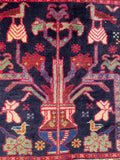 24518-Ghashgai Hand-Knotted/Handmade Persian Rug/Carpet Tribal/ Nomadic Authentic/Size: 2'0" x 2'0"