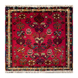 24514-Ghashgai Hand-Knotted/Handmade Persian Rug/Carpet Tribal/Nomadic Authentic/Size: 1'9" x 1'10"