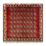 24529-Ghashgai Hand-Knotted/Handmade Persian Rug/Carpet Tribal/ Nomadic  Authentic/Size: 1'11" x 2'0"