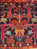 24485-Ghashgai Hand-Knotted/Handmade Persian Rug/Carpet Tribal/ Nomadic Authentic/Size: 1'10" x 1'11"