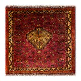 24445-Ghashgai Hand-Knotted/Handmade Persian Rug/Carpet Tribal/ Nomadic Authentic/Size: 1'10" x 2'0"