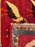 24483-Ghashgai Hand-Knotted/Handmade Persian Rug/Carpet Tribal/ Nomadic Authentic/Size: 1'7" x 2'3"