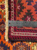 24455-Ghashgai Hand-Knotted/Handmade Persian Rug/Carpet Tribal/ Nomadic  Authentic/Size: 1'10" x 1'11"