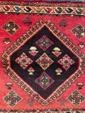 24458-Ghashgai Hand-Knotted/Handmade Persian Rug/Carpet Tribal/ Nomadic Authentic/Size: 1'11" x 2'0"