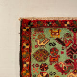 24396-Ghashgai Hand-Knotted/Handmade Persian Rug/Carpet/ Tribal/ Nomadic Authentic/Size: 1'7" x 1'8"