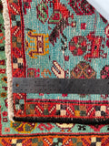 24396-Ghashgai Hand-Knotted/Handmade Persian Rug/Carpet/ Tribal/ Nomadic Authentic/Size: 1'7" x 1'8"