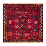 24453-Ghashgai Hand-Knotted/Handmade Persian Rug/Carpet Tribal / Nomadic Authentic/Size: 1'9" x 1'11"