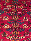 24453-Ghashgai Hand-Knotted/Handmade Persian Rug/Carpet Tribal / Nomadic Authentic/Size: 1'9" x 1'11"