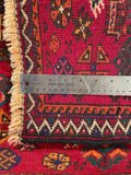 24453-Ghashgai Hand-Knotted/Handmade Persian Rug/Carpet Tribal / Nomadic Authentic/Size: 1'9" x 1'11"