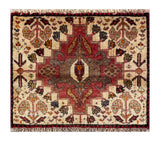 24421-Ghashgai Hand-Knotted/Handmade Persian Rug/Carpet Tribal/ Nomadic/ Authentic/Size: 1'8" x 1'10"