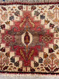 24421-Ghashgai Hand-Knotted/Handmade Persian Rug/Carpet Tribal/ Nomadic/ Authentic/Size: 1'8" x 1'10"