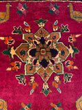 24449-Ghashgai Hand-Knotted/Handmade Persian Rug/Carpet Tribal/Nomadic Authentic/Size: 2'2" x 2'2"